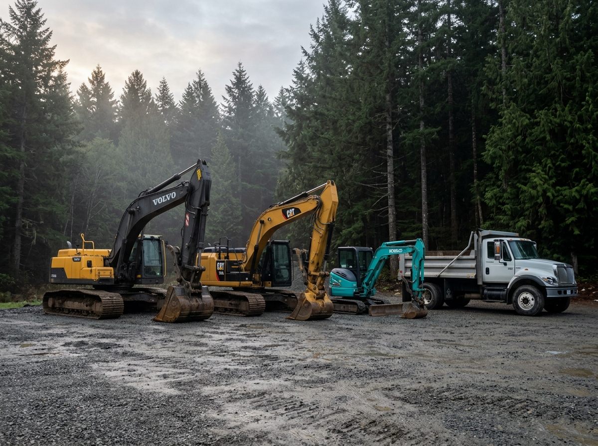 The Crewse Development fleet lined up at dawn
